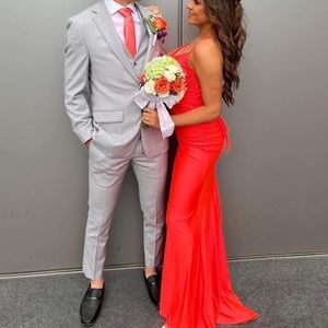 Orange La Femme Prom Dress